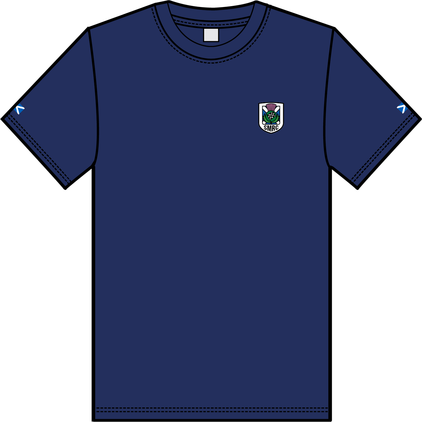 SMRC Kids Navy Crew Tee