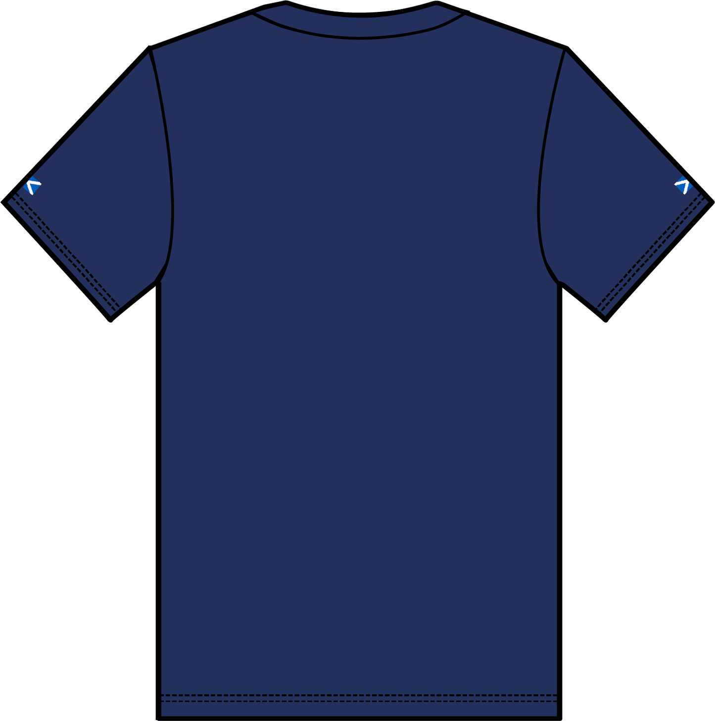 SMRC Kids Navy Crew Tee